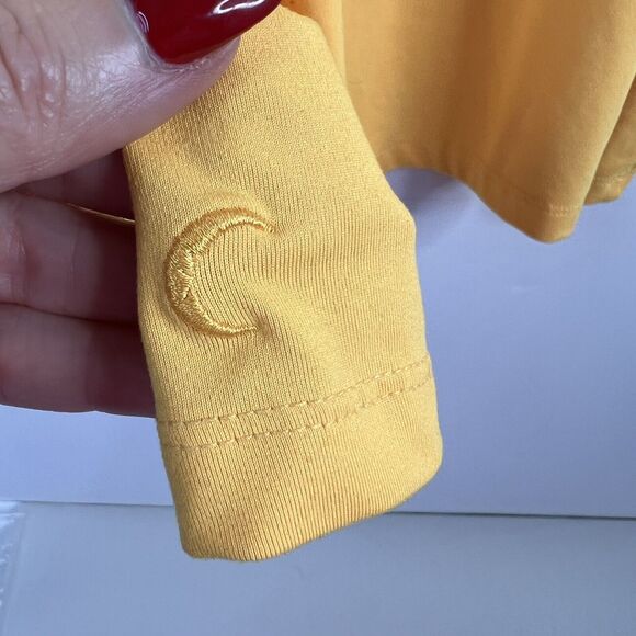 Zyia Active Sz XXL Bengal Tank Y Mesh Letter Sleeveless Yellow Orange Spell Out - Picture 8 of 10